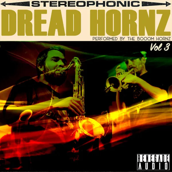 Dread Hornz Vol 3
Genre(s): Bass Music, Dub, Reggae, Electro, Jungle, Dancehall, Hiphop
Tempo: 83-173BPM
Key: Various (D, Dm, Am, Em, G)
Pack Size: 3GB (1266 Loops / 249 Oneshots)