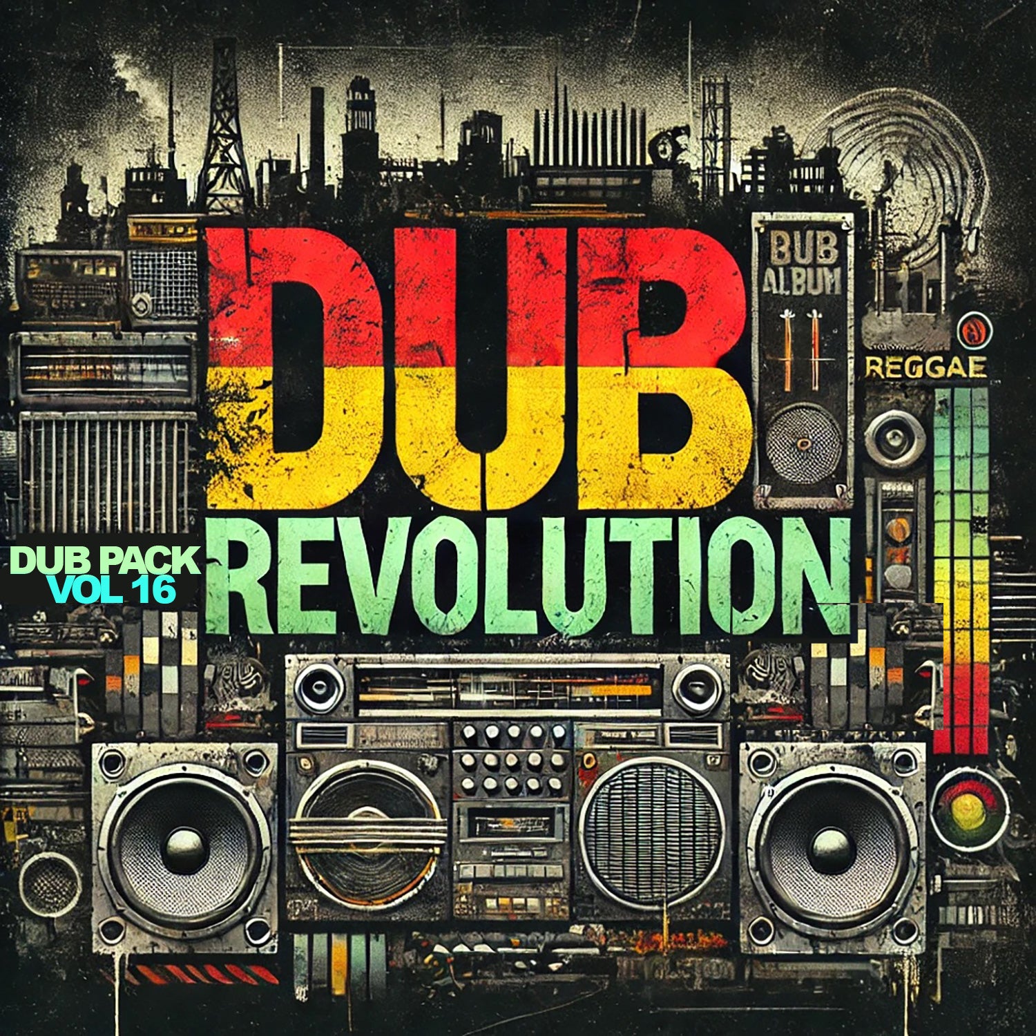 Dub Pack Series Vol 16 - Dub Revolution
Tempo: 73 BPM
Genre: Roots Dub
Key: Am
Pack Size: 3.8GB (94 Loops / 79 Oneshots / 38 Individual Stems / 5 Remix Stems)
(Dry loop and oneshots versions provided where possible)