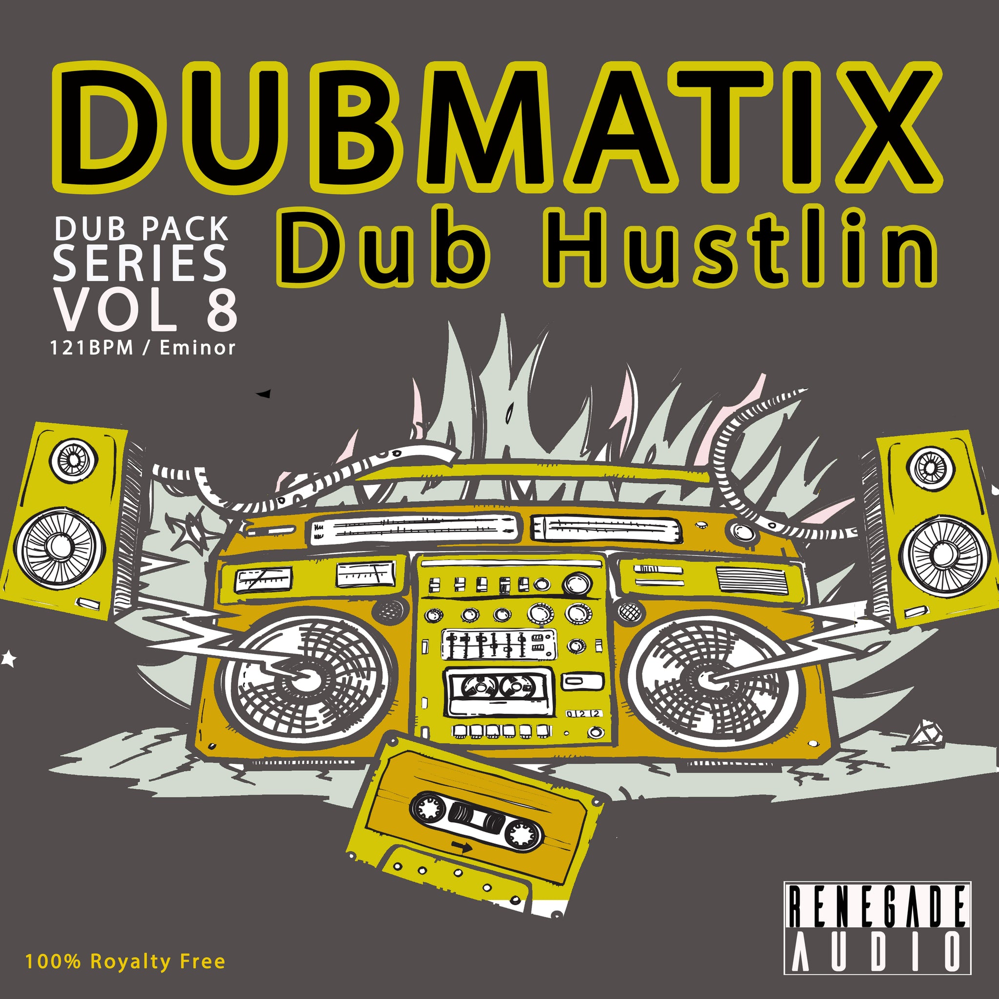 Dub Pack Series Vol 8 - Dub Hustlin
Tempo: 121 BPM
Key: Em
Genre(s): Modern Steppers Dub / Reggae
Pack Size: 3.3 GB
(23 Song Stems / 4 Remix Stems / 99 Loops / 102 Oneshots + 72 Bonus Loops, Ableton Rack &amp; Maschine Kit)