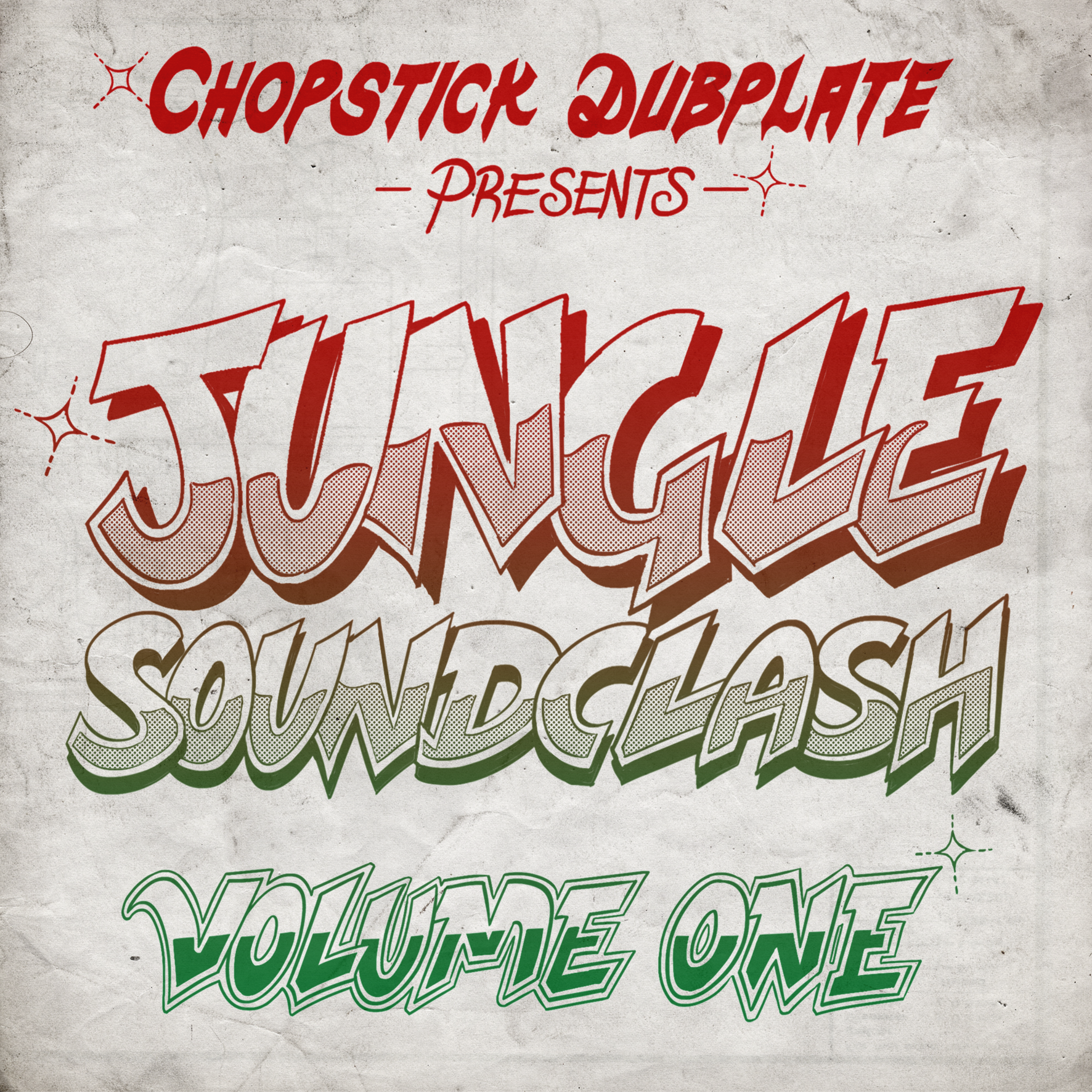 Chopstick Dubplate Jungle Soundclash Vol 1
Genre(s): Jungle / Drum & Bass / Dub / Reggae
Tempo: 175BPM
Pack Size: 1.5GB (Total Loops: 500 | Total Oneshots: 320)