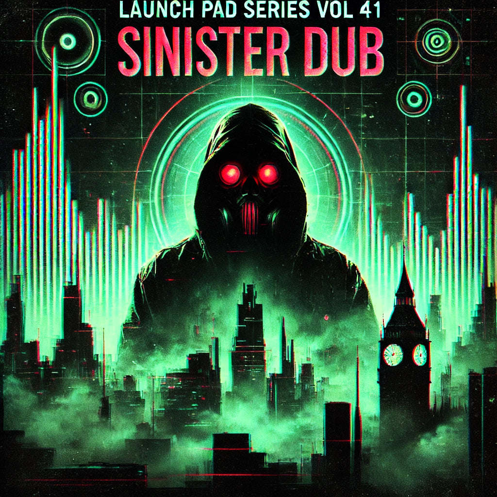 Launch Pad Series Vol 41 - Sinister Dub
Genre(s): Modern Dub
Tempo Range: 116bpm
Key: F#m
Pack Size: 500MB (61 Loops /44 Oneshots / 12 MIDI Files)