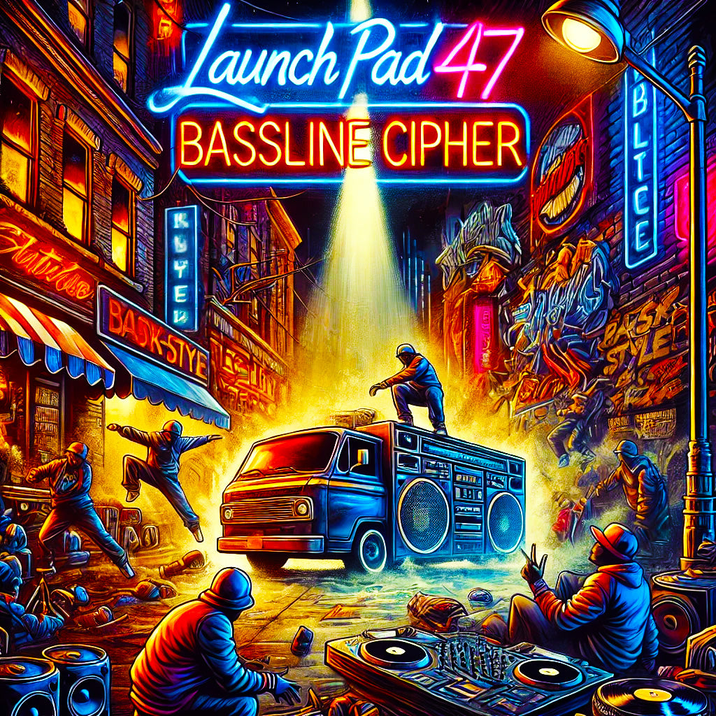 Launch Pad Series Vol 47 - Bassline Cipher
Genre(s): HipHop / Funk / Reggae
Tempo Range: 89bpm
Key: Ebm
Pack Size: 500MB (43 Loops / 50 Oneshots / 9 MIDI Files)