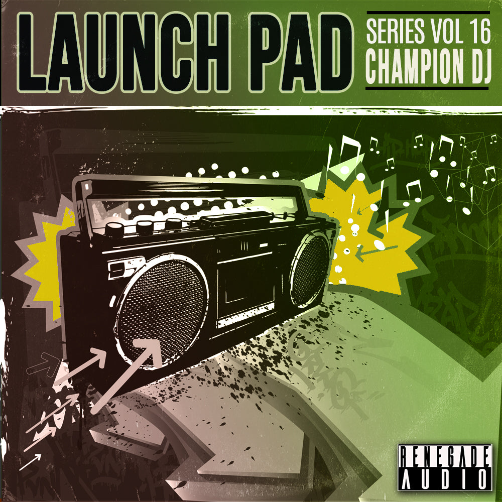 Launch Pad Series Vol 16 - Champion DJ
Genre(s): Dancehall
Tempo Range: 83bpm
Key: B major
Pack Size: 230MB (22 Loops / 31 Oneshots / 15 MIDI Files)
