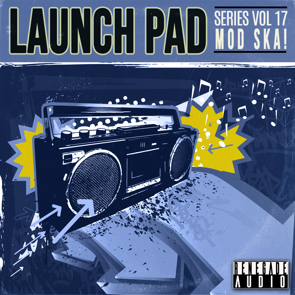 Launch Pad Series Vol 17 - Mod Ska
Genre(s):Reggae / Ska / Two-Tone Era
Tempo Range: 118bpm
Key: F
Pack Size: 275MB (35 Loops / 42 Oneshots / 11 MIDI Parts)