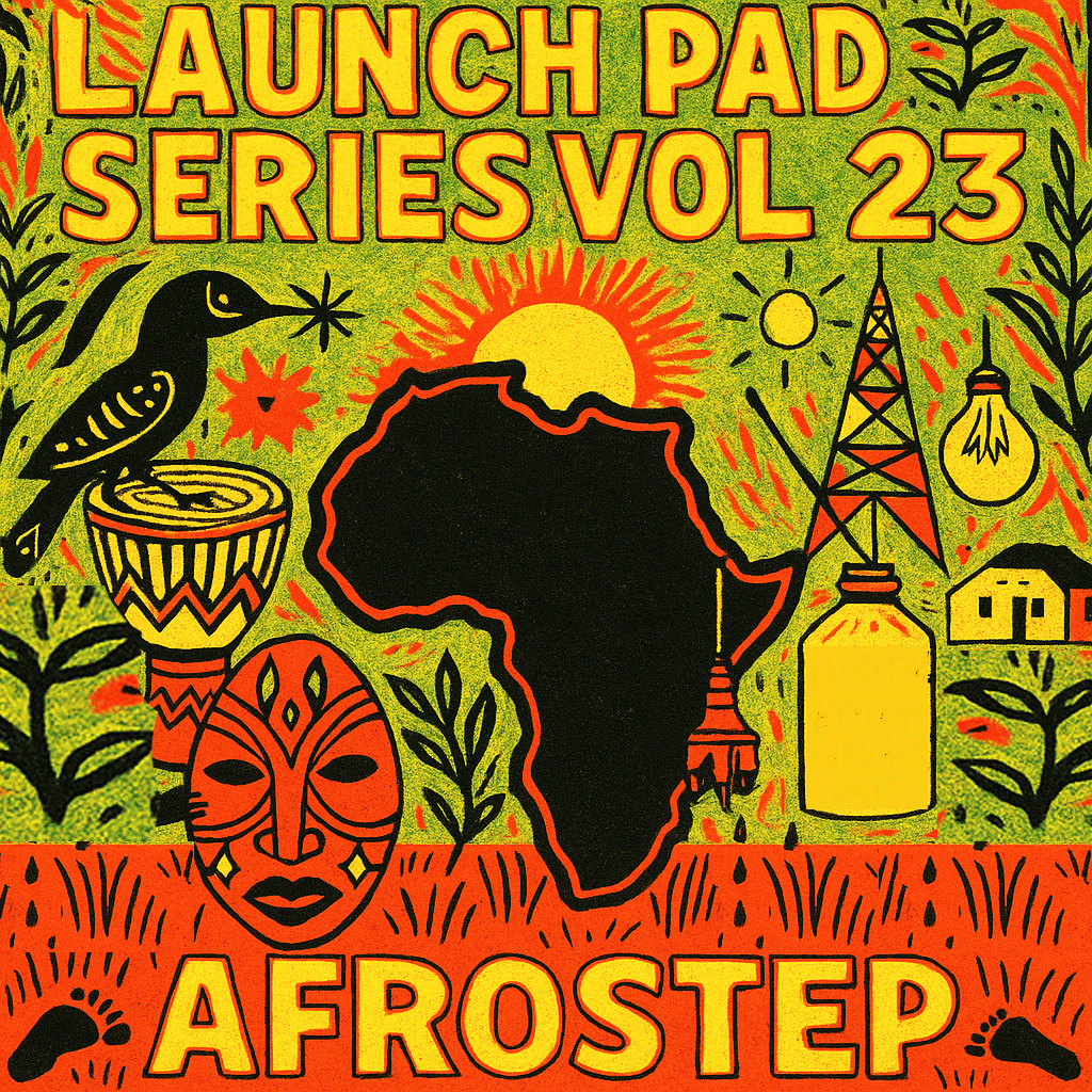Launch Pad Series Vol 23 - AfroStep
Genre(s): Reggae / AfroStep
Tempo Range: 112bpm
Key: Bbm
Pack Size: 1.5GB (172 Loops / 66 Oneshots / 20 MIDI Files)
