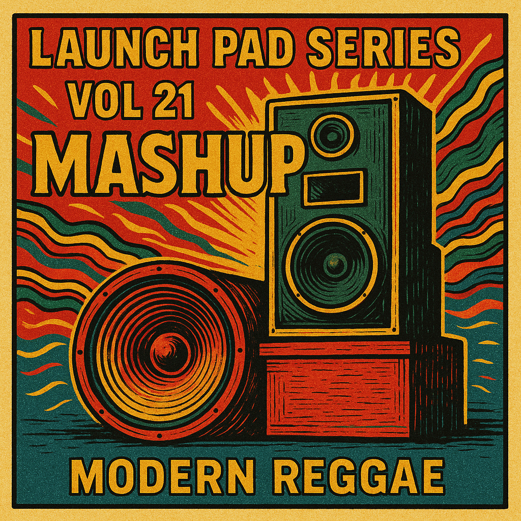 Launch Pad Series Vol 21 - Mashup
Genre(s):  Modern Reggae
Tempo Range: 81bpm
Key: Gm
Pack Size: 930MB (31 Loops / 47 Oneshots / 5 Remix Stems)
Modern Reggae