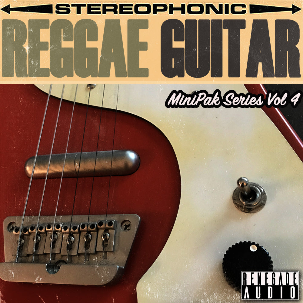 Reggae Guitar Vol 1
Tempo Range: 71-14bpm
Pack Size: 290MB (73 Wav Files:&nbsp; Versions: Dry, Reverb, and Reverb-Echo combos)