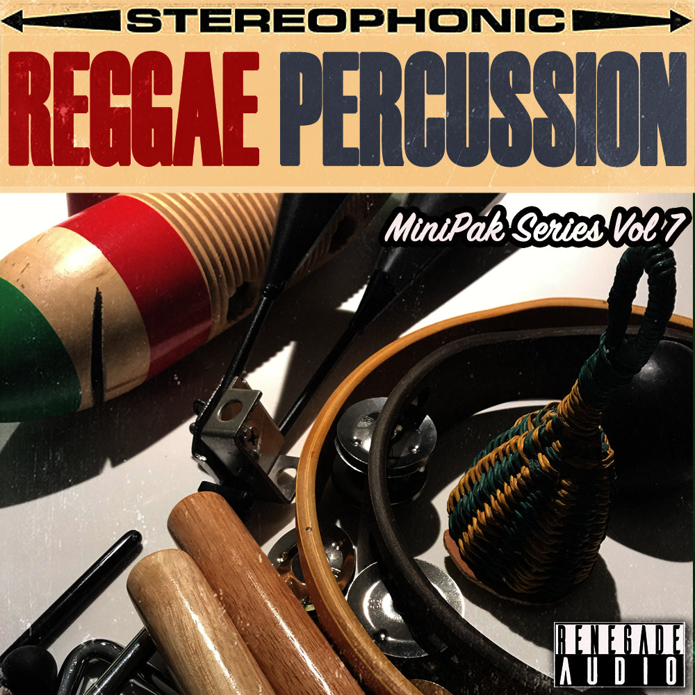 100% Royalty Free Loops & Oneshots: Reggae Percussion Vol 1 (Reggae Percussion Loop Pack) MiniPak Series Vol 7