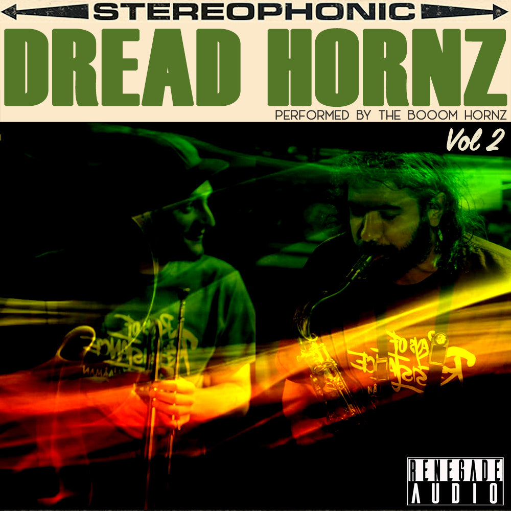 Dread Hornz Vol 2
Genre(s): Bass Music, Dub, Reggae, Electro, Jungle, Dancehall, Hiphop
Tempo: 78-140 BPM
Key: Various (D, Am, Em, Gm, A#m)
Pack Size: 3GB (1284 Loops / 257 Oneshots)