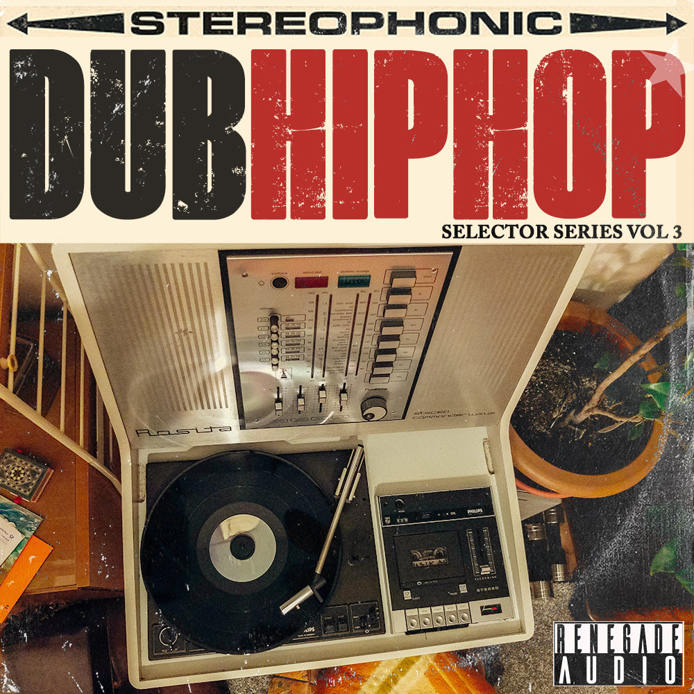 Dub Hiphop
Genre(s):Dub / Reggae / Hiphop / Downtempo
Tempo Range: 66-110bpm
Key: Various (Am, Gm, Cm, Bb, G#m)
Pack Size: 1.2GB (500+ Loops & Oneshots)