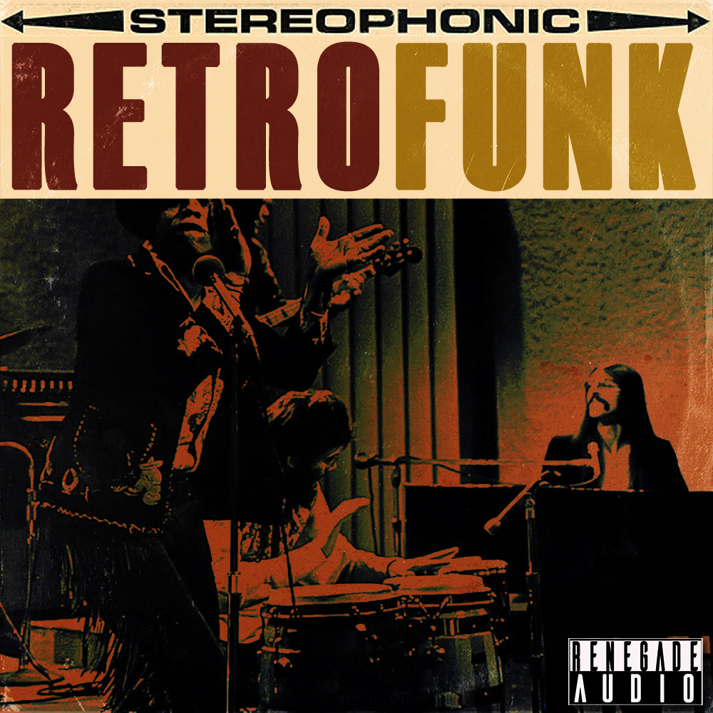 Retro Funk
Genre(s): Funk / Soul
Tempo:73-140 bpm
Key: Various (A, Am, Em, Dm, G#, F#m, Dbm, C, Ab, A#, Bb, E, Fm...)
Size: 1.89GB (584 Loops / 1179 Oneshots)