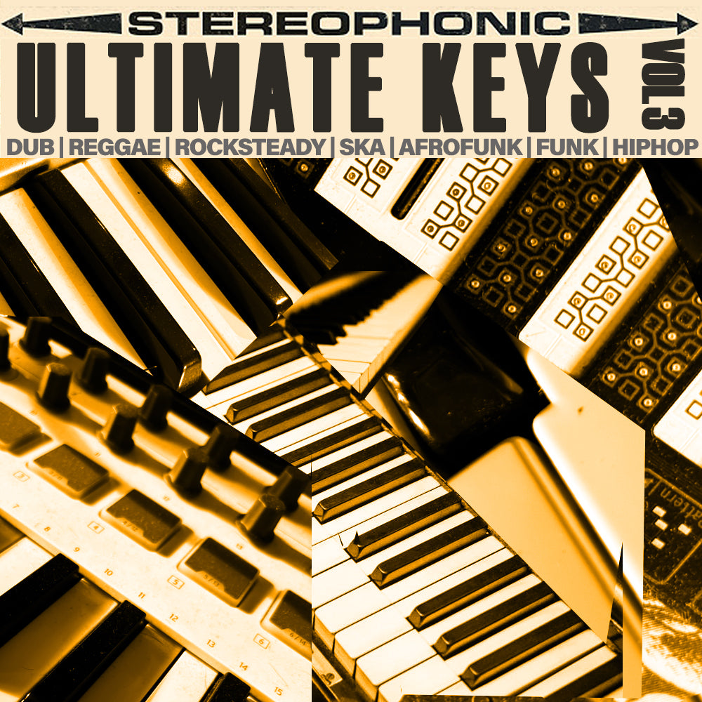 Ultimate Keys Collection Vol 3
100% Royalty-Free
Genre(s):&nbsp; Dub / Reggae / Jungle / HipHop / Ska &amp; Rocksteady
Tempo Range: 65-175 BPM
Pack Size: 5.5GB (559+ Loops / 441 Oneshots)