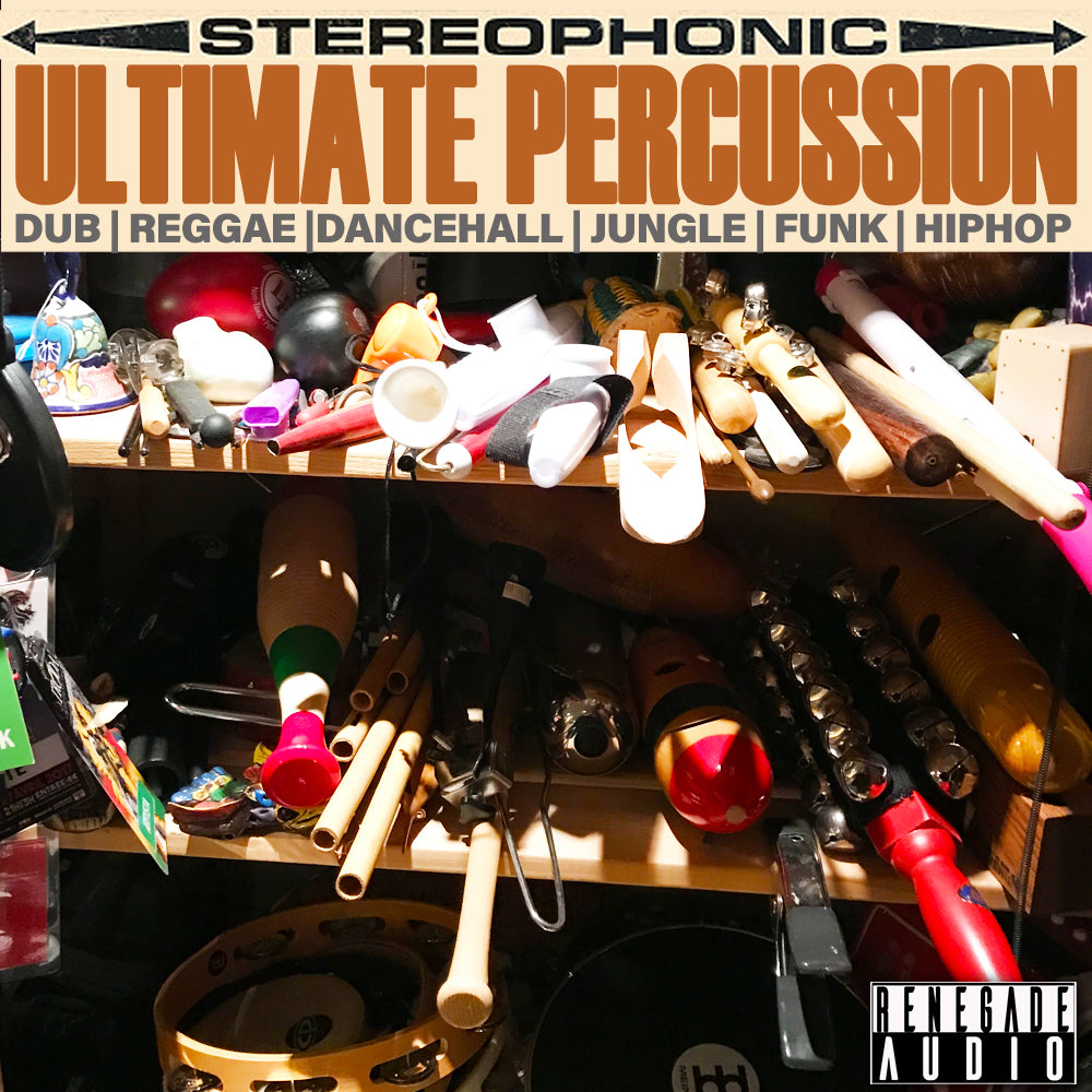 Ultimate Percussion Collection Vol 1
Genre(s): Dub / Reggae / Jungle / Funk / Hip-Hop&
Tempo Range: 70-175BPM&nbsp;
Pack Size: 2.1GB ( 958 Loops /&nbsp; 595 Oneshots)