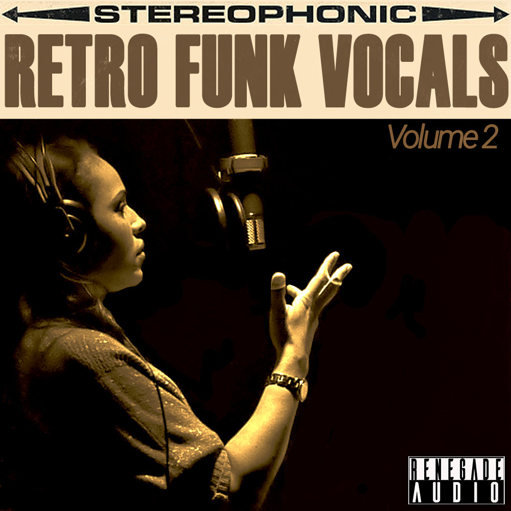 Retro Funk Vocals Vol 2

100% Royalty-Free
Genre(s):&nbsp; Funk, Soul, R&amp;B, Disco
Key: Cm, Fm, D#, G, Abm
Tempo: 91-101 BPM
Pack Size: 9GB (228 Dry Vocal Loops / 1633 FX Processed Loops)

Retro Funk Vocals Vol 2 takes you straight back to the late ‘70s funk, sweaty dance floors, and funk-infused soul sessions, with a modern twist.&nbsp;